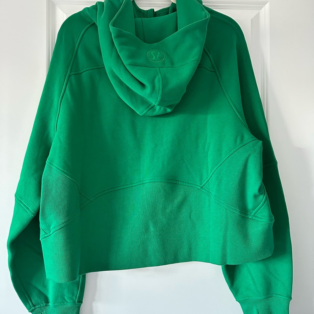 NWT lululemon athletica Green Zip-Up Hoodie - Picture 2 of 3